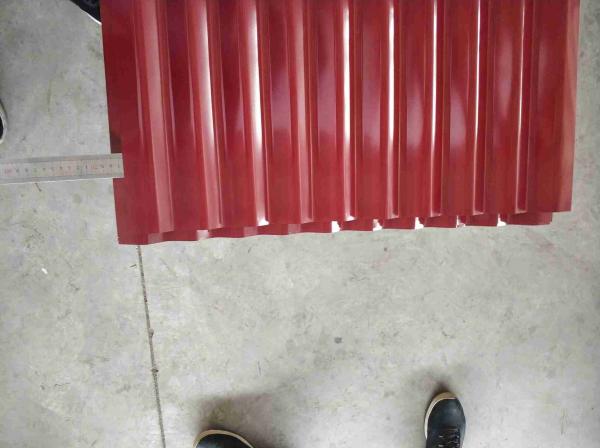 Buy cheap Zinc Coating Building Material 50-180g/M2 Corrugated Steel Roof Sheets from wholesalers