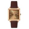 Buy cheap Leather / Mesh Strap Women Quartz Wrist Watch 30M Life Waterproof Square Non Scale Dial from wholesalers