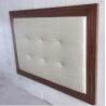 Buy cheap Wood frame fabric upholstery button tufted king size headboard of hotel bedroom furniture from wholesalers
