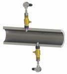 SD Memory Wall Mount Ultrasonic Flow Meter , DN50 - 700 Sewer Flow Meter