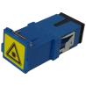 Buy cheap Simplex SC Shutter Optical Fiber Adapter , Fiber Optic Ends Without Flange from wholesalers