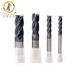 HRC 58 Solid Carbide End Mill With TiAlN Coating