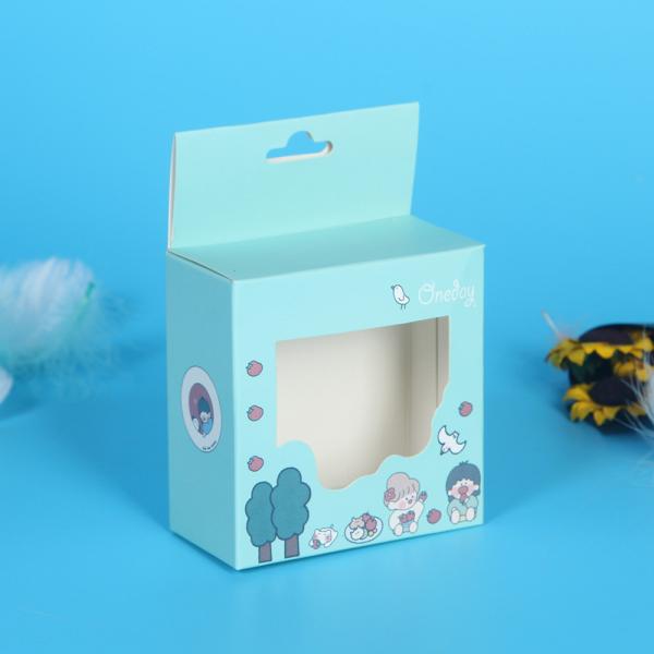 Gift packaging box, mother and baby supplies, gift box, world cover, open window