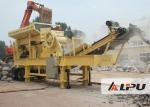 Simple Operation Mobile Stone Crusher Machine , Mobile Jaw Crushing Plant in