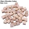 Buy cheap Tree Pine 1.5cm Unfinished Wood Crafts Wooden Square Blocks from wholesalers