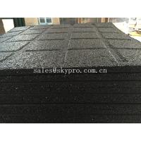 Buy cheap Anti-slip black rubber pavers crumb flooring for Playground / garden / park product