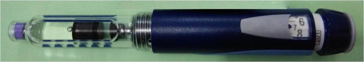 BZ-II 3ml Cartridge Applied Plastic Manual Insulin Injection Pen with Dose Increments from 0.01ml to 0.6ml