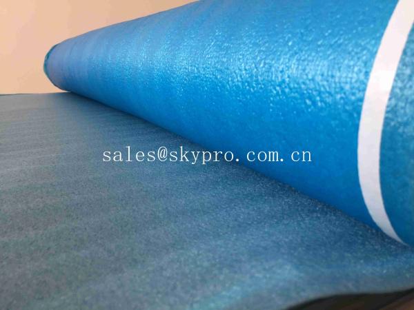 Commercial Blue Silver Soundproof Underlay For Laminate Flooring , Excellent