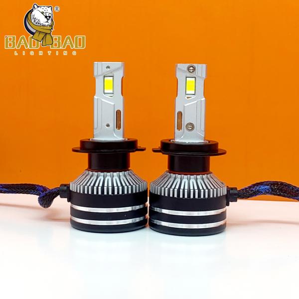 Iron Aluminum Silver LED Headlight Bulb Waterproof H4 H7 H11 9006 9005 LED