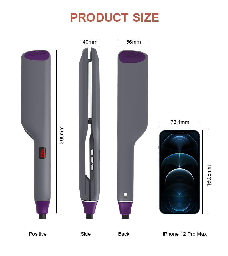 45W Deep Waver Hair Tool Ceramic With LCD Temperature Display