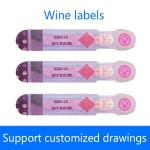 Fluorescence Revenue Stamp Duty Waterproof Trademark Custom Wine Label Printing