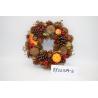 Buy cheap Wholesale Artificial Christmas Door Decoration Supplies Nature Pine Cone Large Christmas Wreath Garland Decor from wholesalers