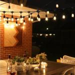 Christmas Festoon Garlands Outdoor Garden Patio Holiday Home Festival Decor
