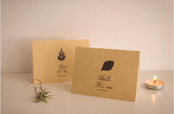 Buy cheap Vintage Kraft 2.5cm Sticker Eco Friendly Letterpress Greeting Cards from wholesalers