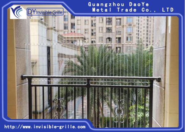 Protection Safety Stainless Steel Wire Grill Aluminium for the Balcony Invisible