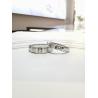 Buy cheap Rich Texture Groove Design 17mm Women12 Couple Pair Rings from wholesalers
