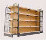 Wooden Super Market Rack for Heavy Duty Gondola Supermarket Shelves