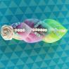 Buy cheap Customized Colorful Sheer Fabric Flowers With Beads Garment Craft For Lady's Dress Decoration from wholesalers