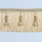 Buy cheap Latest decorative OEM custom design tassel fringe for curtain cushion trimmings from wholesalers