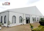 15m by 40m White PVC Waterproof Luxury Wedding Tents , White Wedding Reception