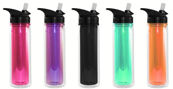 Buy cheap Tritan insulated plastic bottle, double wall water bottle, bpa free plastic bottle from wholesalers