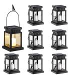 Candle Effect IP44 Waterproof 6.54 Inch LED Solar Garden Lanterns