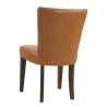 Buy cheap PU/leather upholstery beech wood wooden dining chairs with double line stitching,wooden fashion dining chairs high back from wholesalers