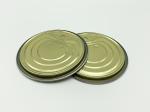 Gold Color Metal Can Lids Small Size Non Spill For Food Storage Containers