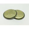 Buy cheap 300 73mm Diameter Easy Open Jar Lids Tinplate Material Silver Metal Color from wholesalers