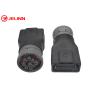 Buy cheap CAT Gray J1939 9 Pin to OBD 2 OBD2 16 Pin Adapter for Caterpillar Excavator from wholesalers