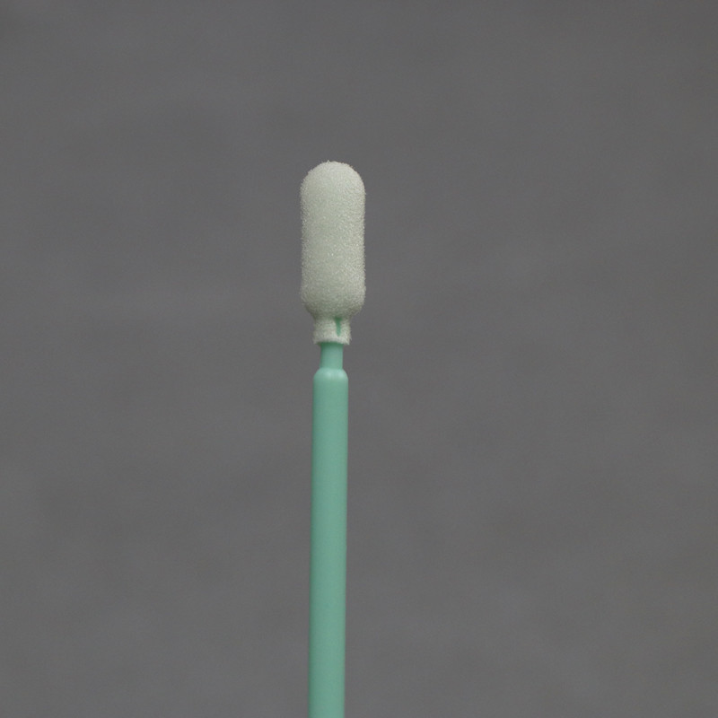 Lint Free 165mm Long Handle Cleanroom Foam Tip Swabs For Grooves