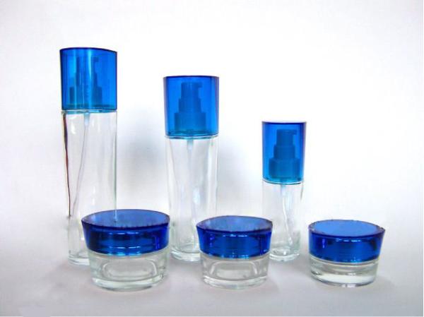 Buy cheap OEM 120ML 45ML 20G Frosting Empty Cosmetic Glass Bottles for Lotion Eye Cream from wholesalers