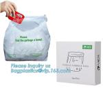 Edible 100% fully compostable biodegradable plastic k bag made of organic corn