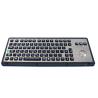 Buy cheap Brushed backlight industrial metal trackball keyboards for industrial & military from wholesalers