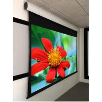 Buy cheap 135" Acoustically Transaprent Tab Tensioned Motorized Screen , 4K projection product