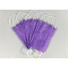 Buy cheap Nonwoven Purple Civil Triple Layer Earloop Face Mask from wholesalers