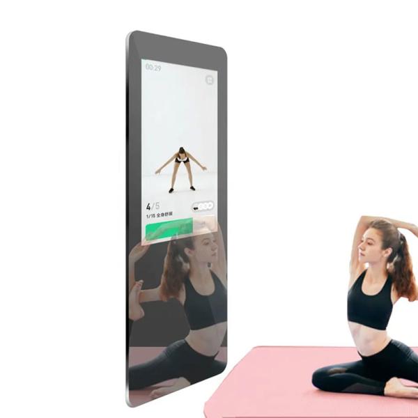 Buy cheap Floor Standing Smart Fitness Mirror , Interactive Workout Mirror For Android OS from wholesalers