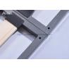 Buy cheap Double Platform Slat Bed Frame , Black Metal Slatted Bed Base from wholesalers
