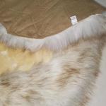 Bench Faux Fur Pad Floor Fur Rug Home Textile