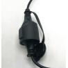 Buy cheap European 3pin black extension power cord 0.5m-10m copper power extension cable from wholesalers