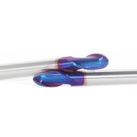 Buy cheap 16mm 2 Flutes Carbide Ball Nose Endmill Blue Coating For Mold Steel product
