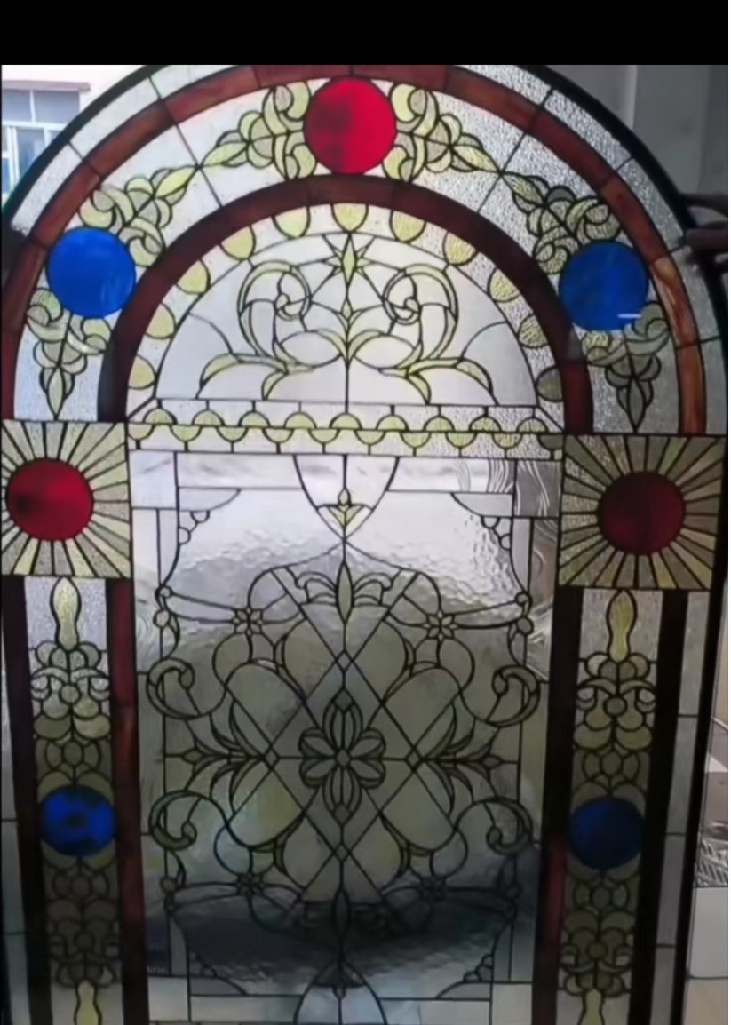 Customized Stained Art Colored Glass For Church Door Or Window