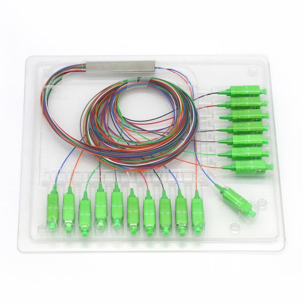 Buy cheap SC/APC Steel Tube Type Fiber Optic PLC Splitter FTTX Systems from wholesalers