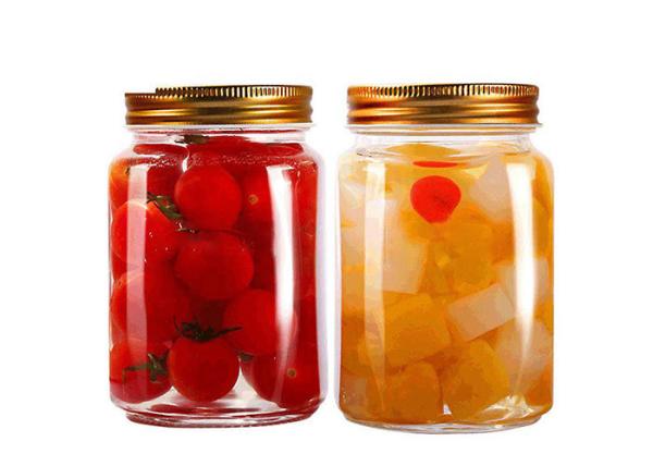 Buy cheap 300ml / 500ml Food Storage Containers Sealable Glass Bottles For Seasonings / Candies from wholesalers