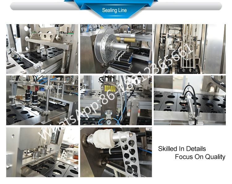 0.8Mpa 1000L/Min Lavazza Coffee Capsule Sealing Machine