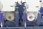 Metal stainless steel lock panel 150mm wide 2 grinding heads water sander metal