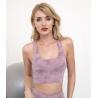 Buy cheap Body Fit Smoky Gray Double Layer Sports Bra / Full Figure Sports Bra 210g from wholesalers