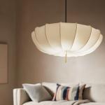 French Cream Bedroom Chandelier Japanese Style Living Room Dining Room Fabric