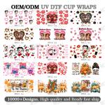 16oz Cold Cup Wrap Transfers For Valentine'S Day Perfect For Any Occasion And