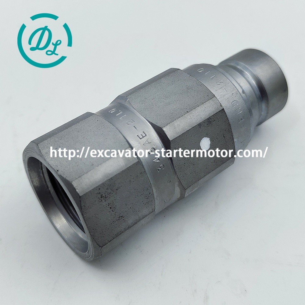 7246791 Hydraulic Quick Coupler FF MALE Flat Face 1/2" Body 3/4" SAE/ORB